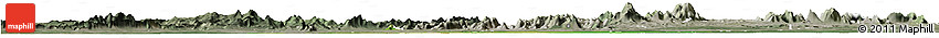 Satellite Horizon Map of Lau, semi-desaturated