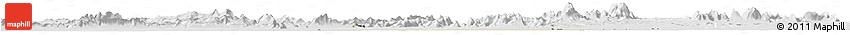 Shaded Relief Horizon Map of Lau, lighten, desaturated