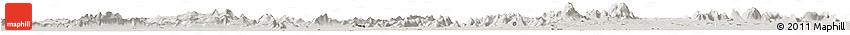 Shaded Relief Horizon Map of Lau, semi-desaturated