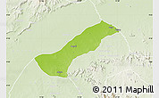Physical Map of Lau, lighten