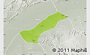 Physical Map of Lau, lighten, semi-desaturated