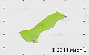 Physical Map of Lau, single color outside