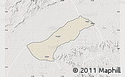 Shaded Relief Map of Lau, lighten, semi-desaturated