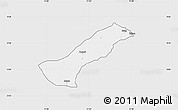 Silver Style Map of Lau, single color outside