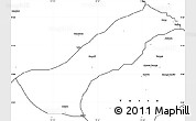 Blank Simple Map of Lau