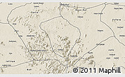 Shaded Relief 3D Map of Zing