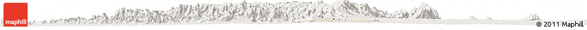Shaded Relief Horizon Map of Zing, lighten