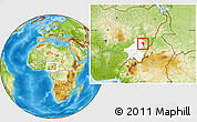 Physical Location Map of Zing, highlighted parent region