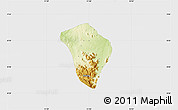 Physical Map of Zing, single color outside