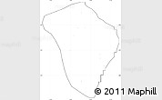 Blank Simple Map of Zing, cropped outside, no labels
