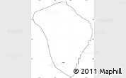Blank Simple Map of Zing, cropped outside