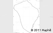 Blank Simple Map of Zing, no labels