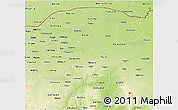 Physical 3D Map of Yobe