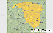 Savanna Style 3D Map of Yobe