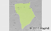Physical 3D Map of Bade, desaturated