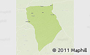 Physical 3D Map of Bade, lighten