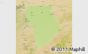Physical 3D Map of Bade, satellite outside