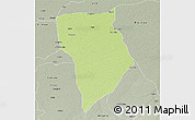 Physical 3D Map of Bade, semi-desaturated