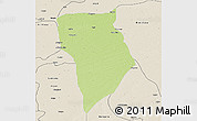 Physical 3D Map of Bade, shaded relief outside