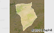 Satellite 3D Map of Bade, darken