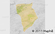 Satellite 3D Map of Bade, lighten, desaturated