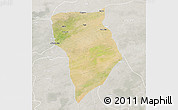 Satellite 3D Map of Bade, lighten, semi-desaturated