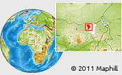 Physical Location Map of Bade, highlighted parent region