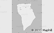 Gray Map of Bade, single color outside