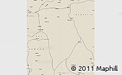 Shaded Relief Map of Bade