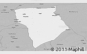 Gray Panoramic Map of Bade