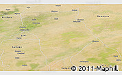Satellite Panoramic Map of Bade