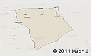 Shaded Relief Panoramic Map of Bade, lighten