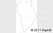Blank Simple Map of Bade, cropped outside, no labels