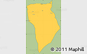 Savanna Style Simple Map of Bade, cropped outside