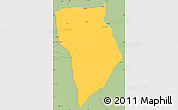 Savanna Style Simple Map of Bade