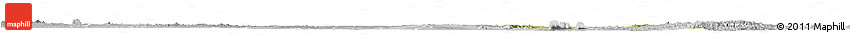 Satellite Horizon Map of Yobe, lighten, desaturated