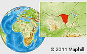 Physical Location Map of Yobe