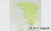 Physical Map of Yobe, lighten, semi-desaturated