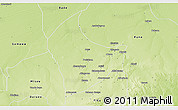 Physical 3D Map of Nangere