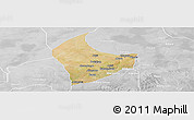 Satellite Panoramic Map of Nangere, lighten, desaturated