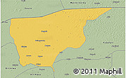 Savanna Style 3D Map of Nguru