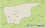Shaded Relief 3D Map of Nguru, physical outside