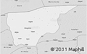 Silver Style 3D Map of Nguru