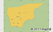 Savanna Style Map of Nguru, single color outside