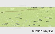 Physical Panoramic Map of Nguru