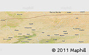 Satellite Panoramic Map of Nguru