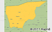 Savanna Style Simple Map of Nguru