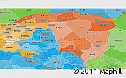 Political Shades Panoramic Map of Yobe