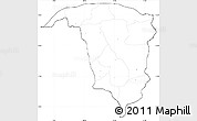 Blank Simple Map of Yobe, cropped outside, no labels