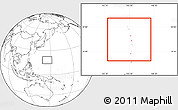 Blank Location Map of Northern Islands